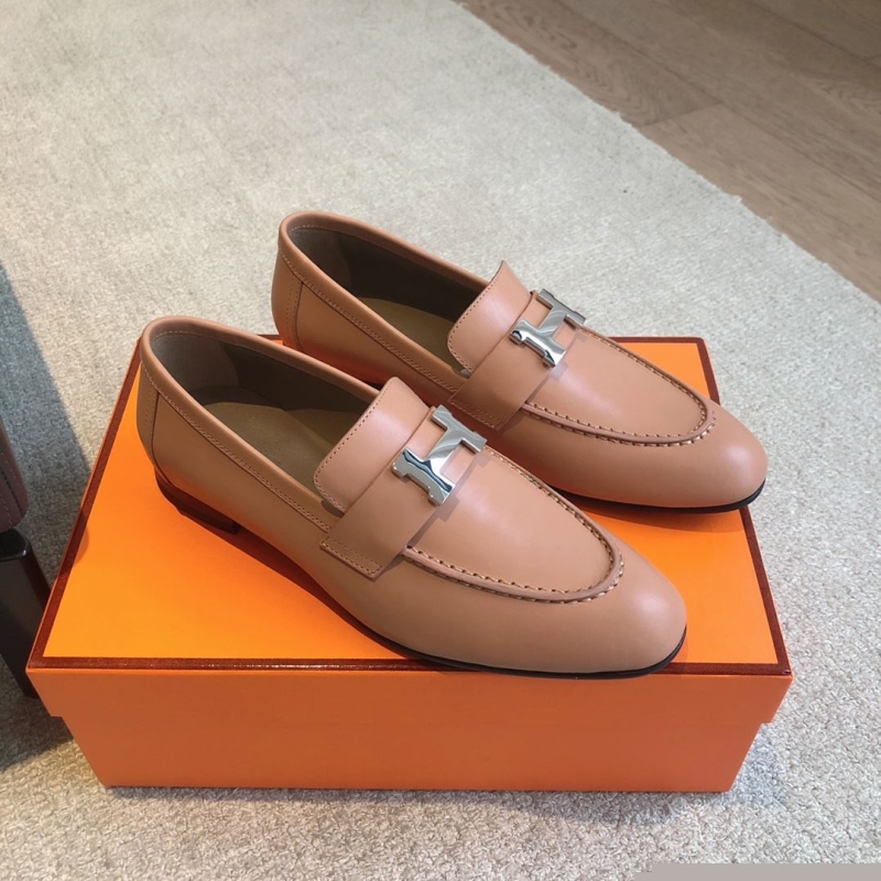 H**mes leather shoes